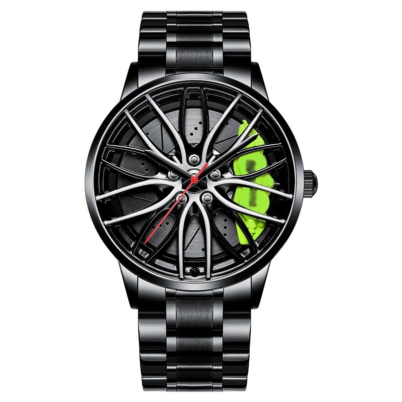 Super Luxury Sport Car Wheel Watch | Rim Hub Wheel Wristwatch for Men & Women - Image 9