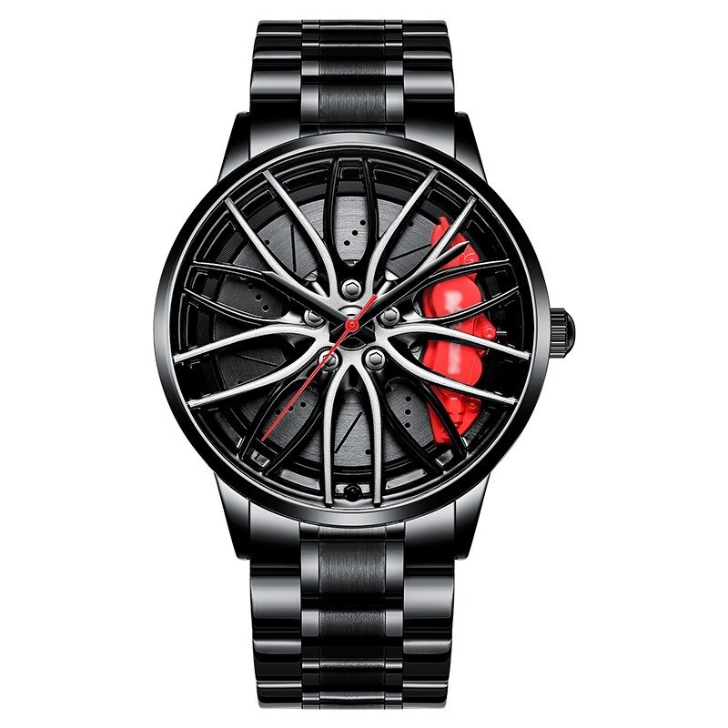 Super Luxury Sport Car Wheel Watch | Rim Hub Wheel Wristwatch for Men & Women - Image 8