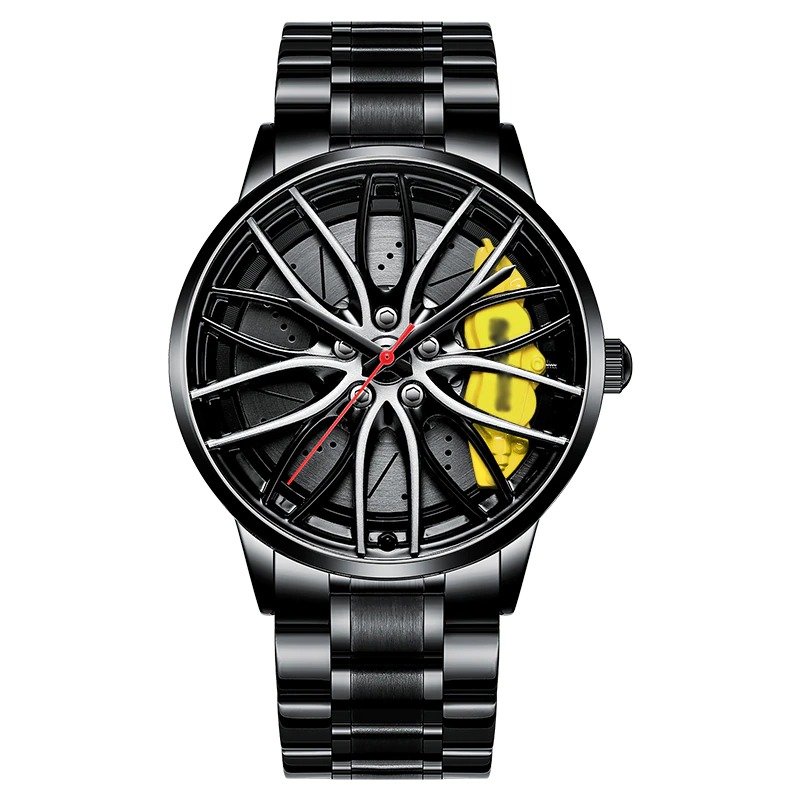 Super Luxury Sport Car Wheel Watch | Rim Hub Wheel Wristwatch for Men & Women - Image 7