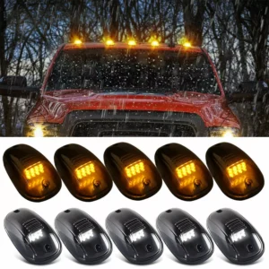 5 Pcs Cab Roof Top Marker Running Lights