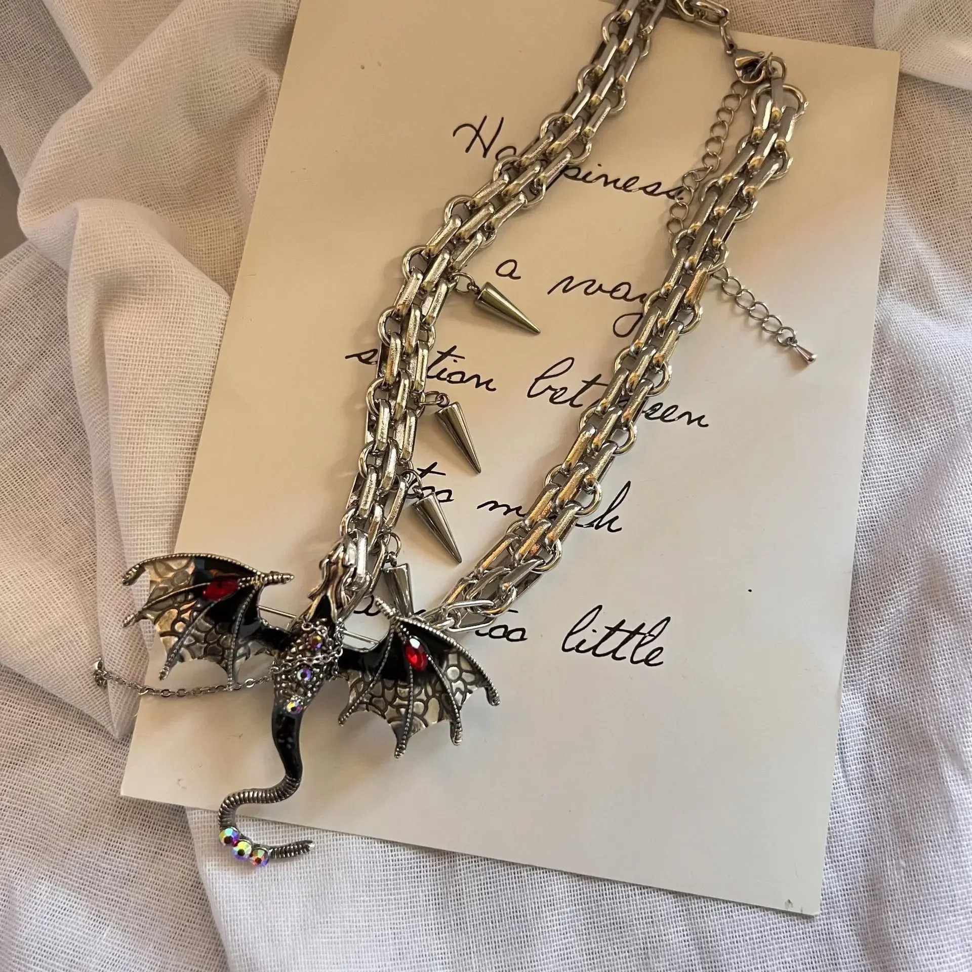 Imprisoned Flying Dragon Necklace - Image 7