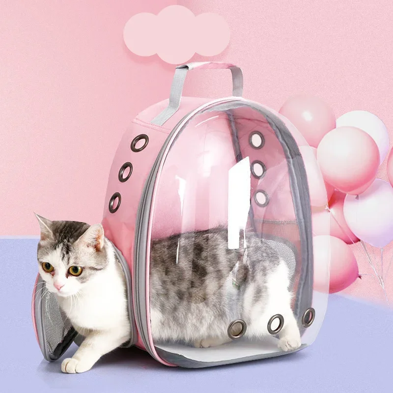 Cat Carrier Breathable Backpack Travel Space Capsule Cage - Image 5