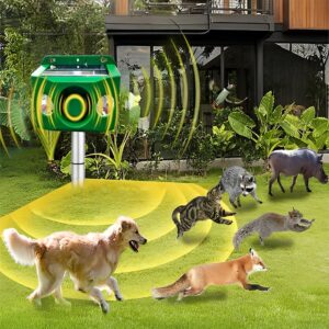 Solar Powered Animal Repellent Light