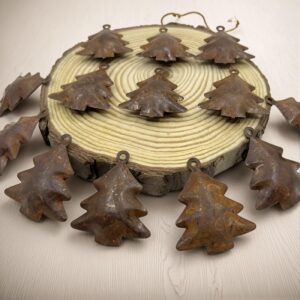 20 Pack Rustic Vintage Metal Bells – Christmas Tree Decorations, Sleigh Bells, DIY Bags, Wedding Wreaths, Jewelry Ornaments, Front Door Decor