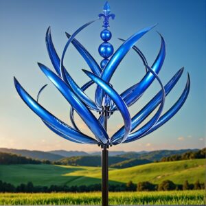 Metal Wind Spinner – Rotating Garden & Yard Decor, Large Wind Spinners, Outdoor Ornament, Flower, Garden Decor