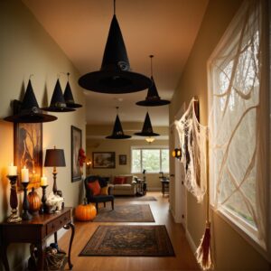 3-Pack Floating Witch Hats Decorations