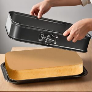 Premium Non-Stick Carbon Steel Springform Cake Pan – Perfect For Cheesecakes, Brownies, And Holiday Baking, Leak-Proof, Easy To Clean