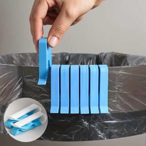10 Pcs Heavy-Duty Non-Slip Trash Bag Clips – Secure Grip to Prevent Bags from Blowing Away, Space-Saving Trash Can Holders, Reusable Clip