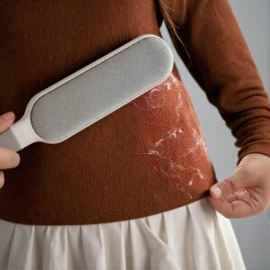 Double-Sided Brush for Collecting Pet Hair – Designed for Manual Electrostatic Cleaning, Durable Polypropylene, Use on Clothing, Sofas, Furniture, Bedding, And Carpets.