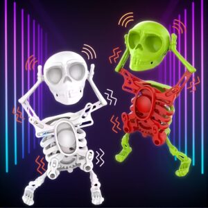 3D Dancing Skeleton Figurines – Essential For Family Party Interaction And Entertainment, Adult Collection Prank And Funny Desktop Decorations