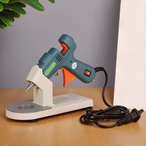 Hot Glue Gun Holder – Plastic Hot Melt Glue Gun Base Stand Organizer, Floral Crafts Tools Storage Rack Accessories, Home DIY Repair Tool Holder