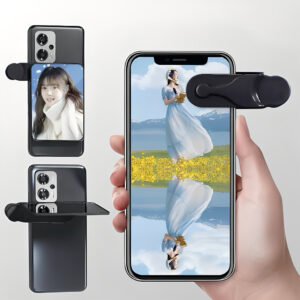Smartphone Camera Mirror Reflection Clip Kit – Universal With Selfie Reflector