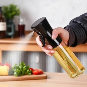Oil Spray Bottle – BBQ Cooking Olive Oil Sprayer Kitchen Baking Oil Spray Empty Bottle Vinegar Bottle Oil Brush