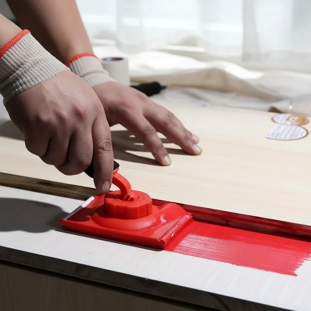 Paint Edge Trimmer For Walls With Pad Nylon Bristles Edges, Corner