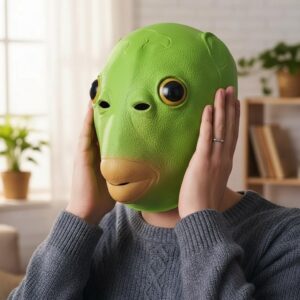 Green Fish Head Mask – For Halloween And Cosplay Parties