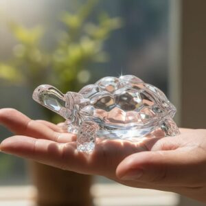 Mini Turtle Statue – Crystal Turtle Ornament, Lucky Ornament, Suitable for Home Office Desk Decoration, Home Decoration